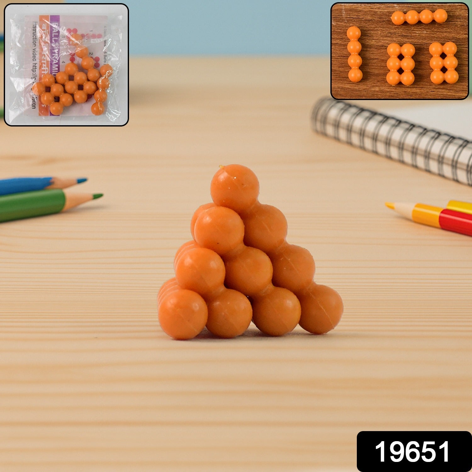 3D Ball Pyramid Puzzle Toy 3D Ball Pyramid Puzzle Toy